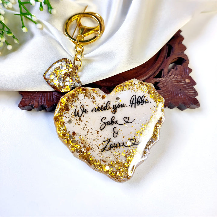 Buy / sell resin personalised keychains online in India. And get delivered pan India near me. Order all resin and acrylic handmade art pieces from https://www.thewalloffaith.com/ the official website of wall of faith. Best gift for him, for her, for couple, for Valentine's day. Best key chain to preserve memory for long term. Can be customised with message.. Couple name.. Your name. Children name. Best gift for everyone. 