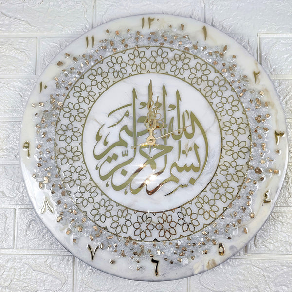 Buy / Order Luxurious islamic resin wall clock online in India. And get delivered pan India near me. Order all resin and acrylic handmade art pieces from https://www.thewalloffaith.com/ the official website of wall of faith. Can be gifted for home, office, work place, drawing room, hall, bed room, kids room, prayer room, kitchen. it can be gifted to everyone. its versatile gifiting option